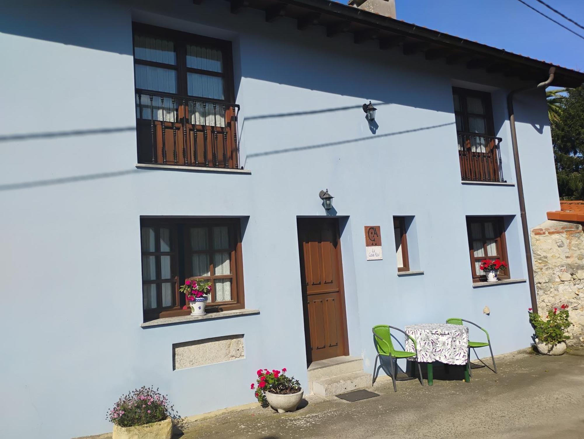 Casa Rural Casa Azul Villahormes Eksteriør billede