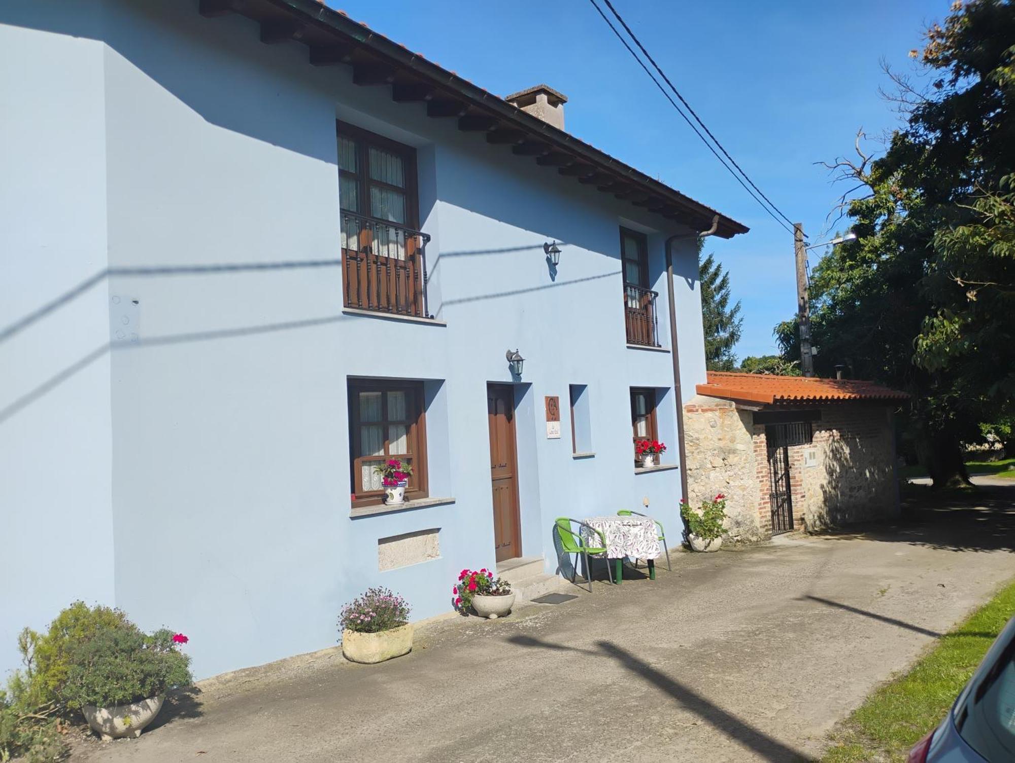 Casa Rural Casa Azul Villahormes Eksteriør billede