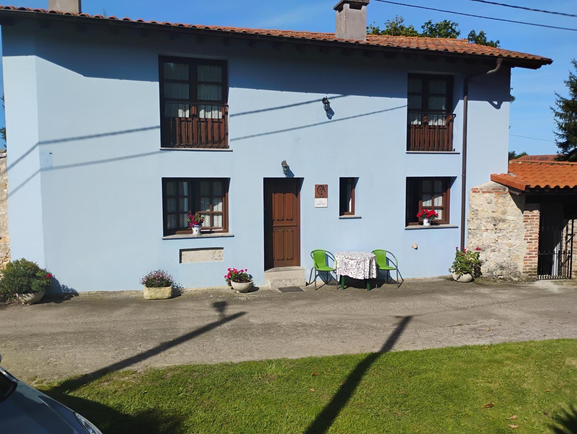 Casa Rural Casa Azul Villahormes Eksteriør billede